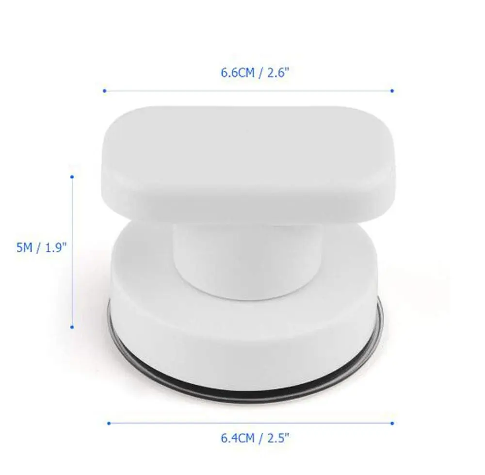 YIDELAI Suction Cup Door Handle for Glass Doors & Cabinets 19.4cm (7.6") | Easy Install No-Drill Grip - view 2