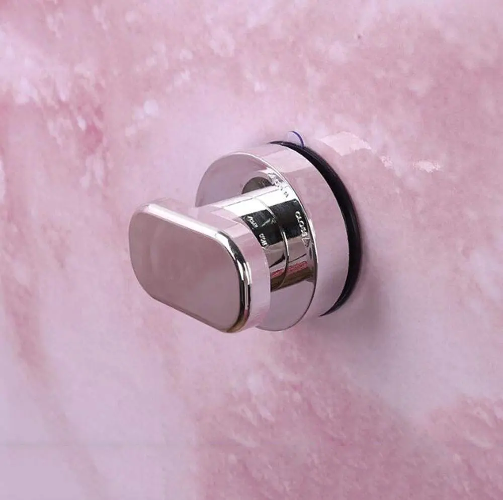 YIDELAI Suction Cup Door Handle with Locking Mechanism for Glass Doors, Cabinets, and Sliding Doors | 19.4cm (7.6 inches) Silver - view 6
