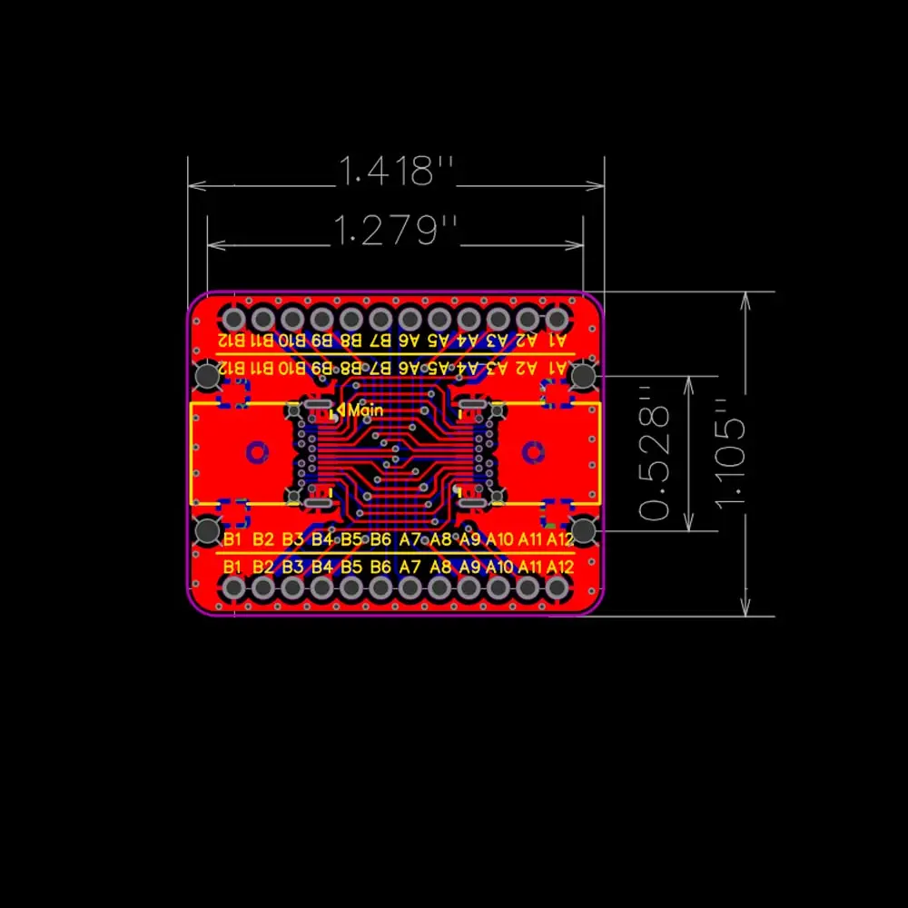 Treedix USB 3.1 Type C Female to Female Adapter Breakout Board 24 Pin | Data Line Wire Extension - view 4