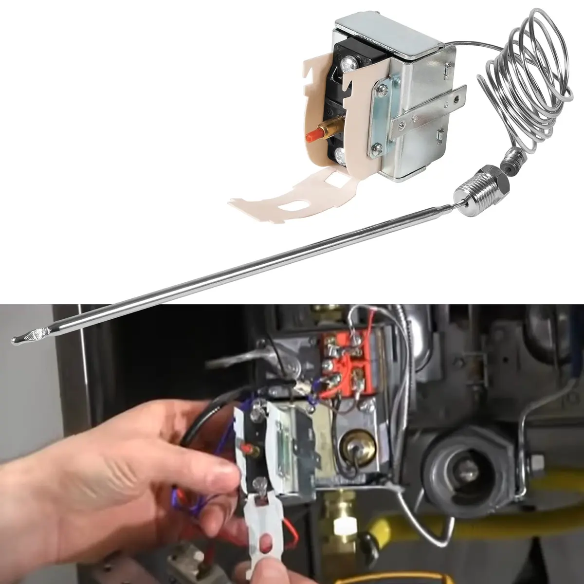 Yoursme PP10084 High Limit Switch for Pitco Fryers | 450°F Safety Cutoff (0.44 lb) - main product image