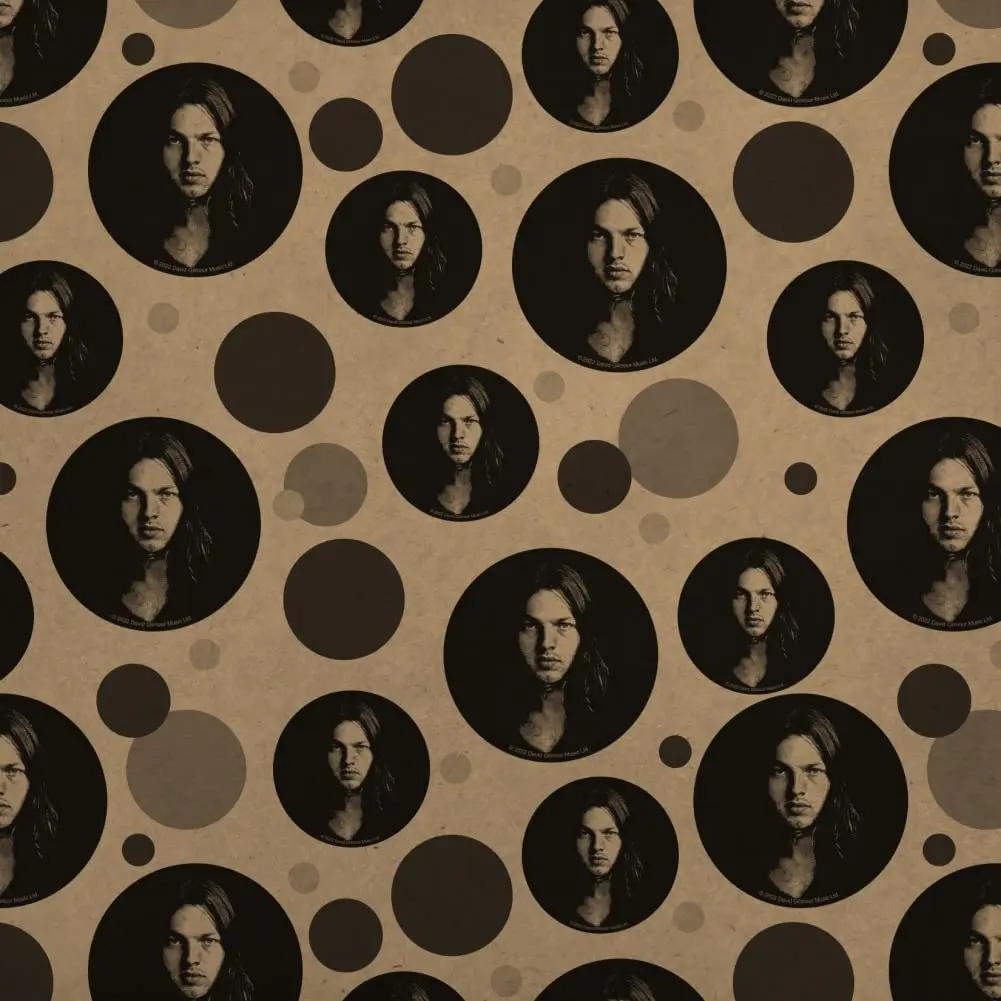 GRAPHICS & MORE David Gilmour Portrait Premium Kraft Gift Wrap Wrapping Paper Roll | Eye-Catching 36" x 72" Kraft Paper for Gifts - main product image