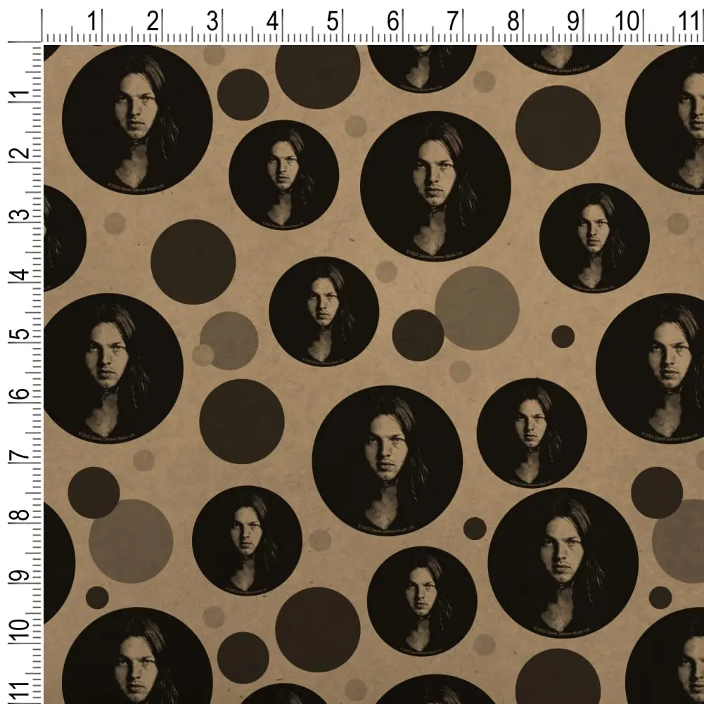 GRAPHICS & MORE David Gilmour Portrait Premium Kraft Gift Wrap Wrapping Paper Roll | Eye-Catching 36" x 72" Kraft Paper for Gifts - view 2