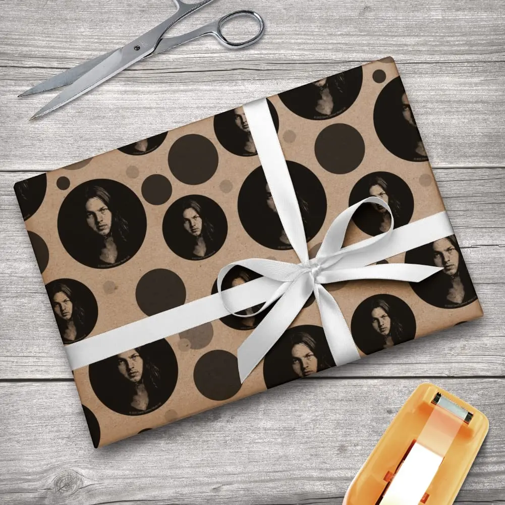 GRAPHICS & MORE David Gilmour Portrait Premium Kraft Gift Wrap Wrapping Paper Roll | Eye-Catching 36" x 72" Kraft Paper for Gifts - view 4