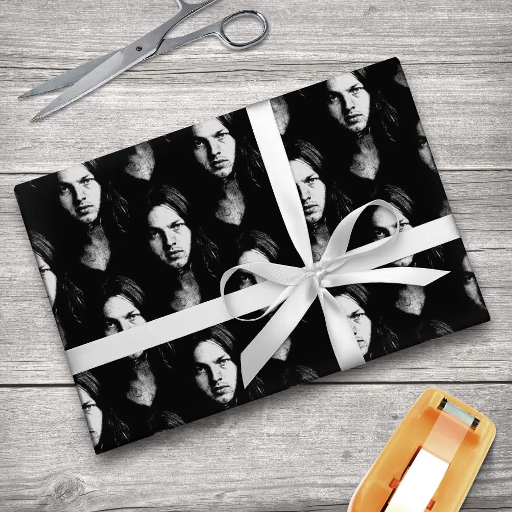 GRAPHICS & MORE David Gilmour Portrait Gift Wrap Wrapping Paper Rolls | Vibrant 30" x 72" | Official Pink Floyd Design - view 6