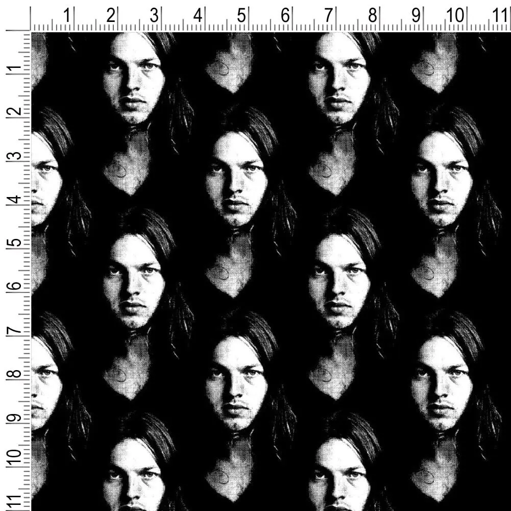 GRAPHICS & MORE David Gilmour Portrait Gift Wrap Wrapping Paper Rolls | Vibrant 30" x 72" | Official Pink Floyd Design - view 3