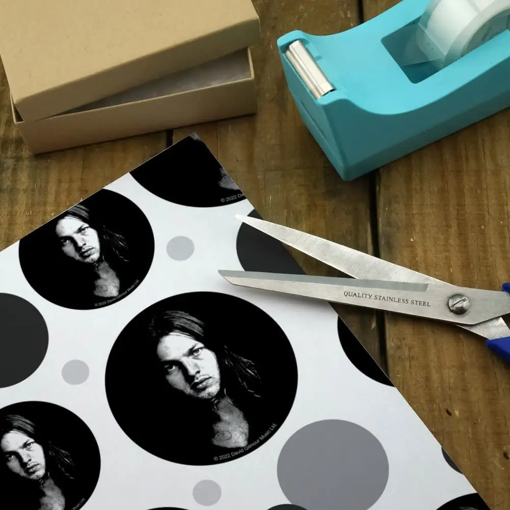 GRAPHICS & MORE David Gilmour Portrait Gift Wrap Wrapping Paper Roll | Vibrant, Official Pink Floyd Design, 76cm x 183cm - view 3