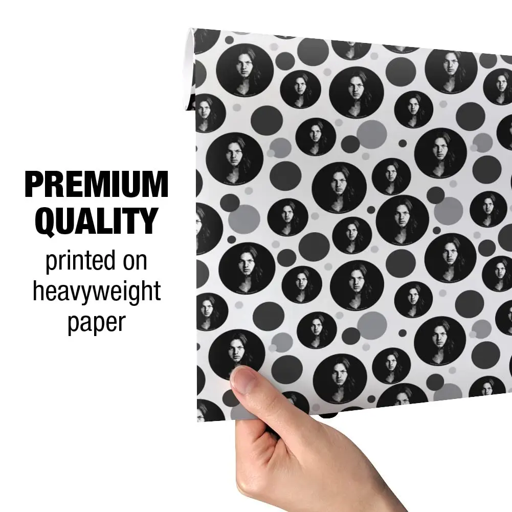GRAPHICS & MORE David Gilmour Portrait Gift Wrap Wrapping Paper Roll | Vibrant, Official Pink Floyd Design, 76cm x 183cm - view 4