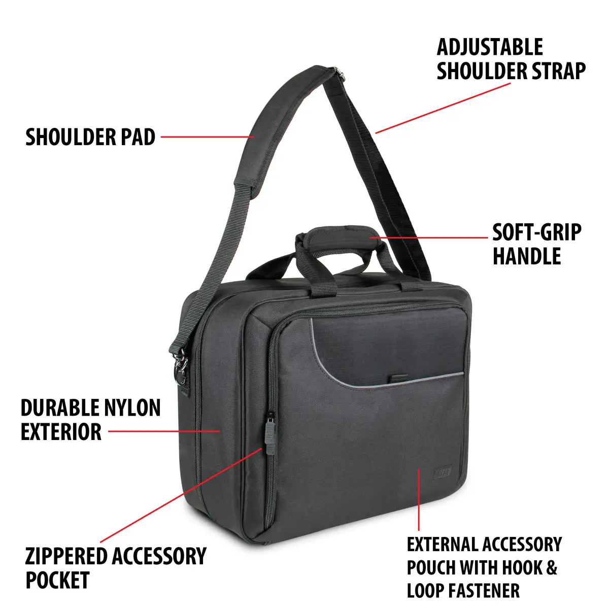 USA Gear Carrying Case for OLED Steam Deck & Gaming Accessories | Customizable Interior, Durable Nylon, Travel-Ready (120 chars) - view 6