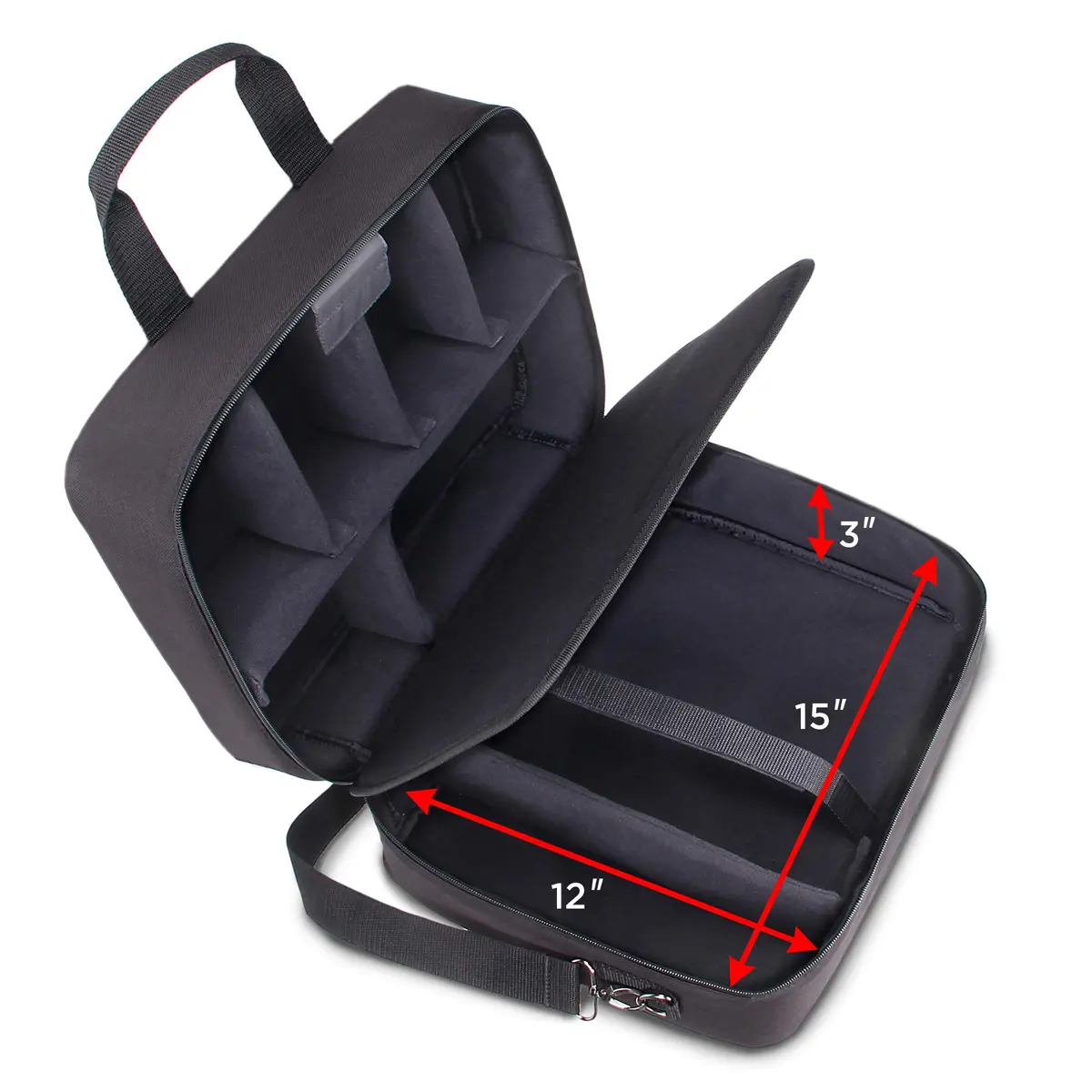 USA Gear Carrying Case for OLED Steam Deck & Gaming Accessories | Customizable Interior, Durable Nylon, Travel-Ready (120 chars) - view 7