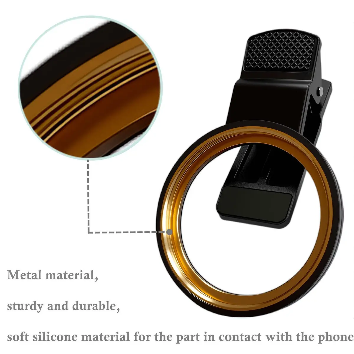 Yadsux Universal 52mm Thread Clip for Phone Camera Lenses | 5.2 cm (2.05 in) - view 4