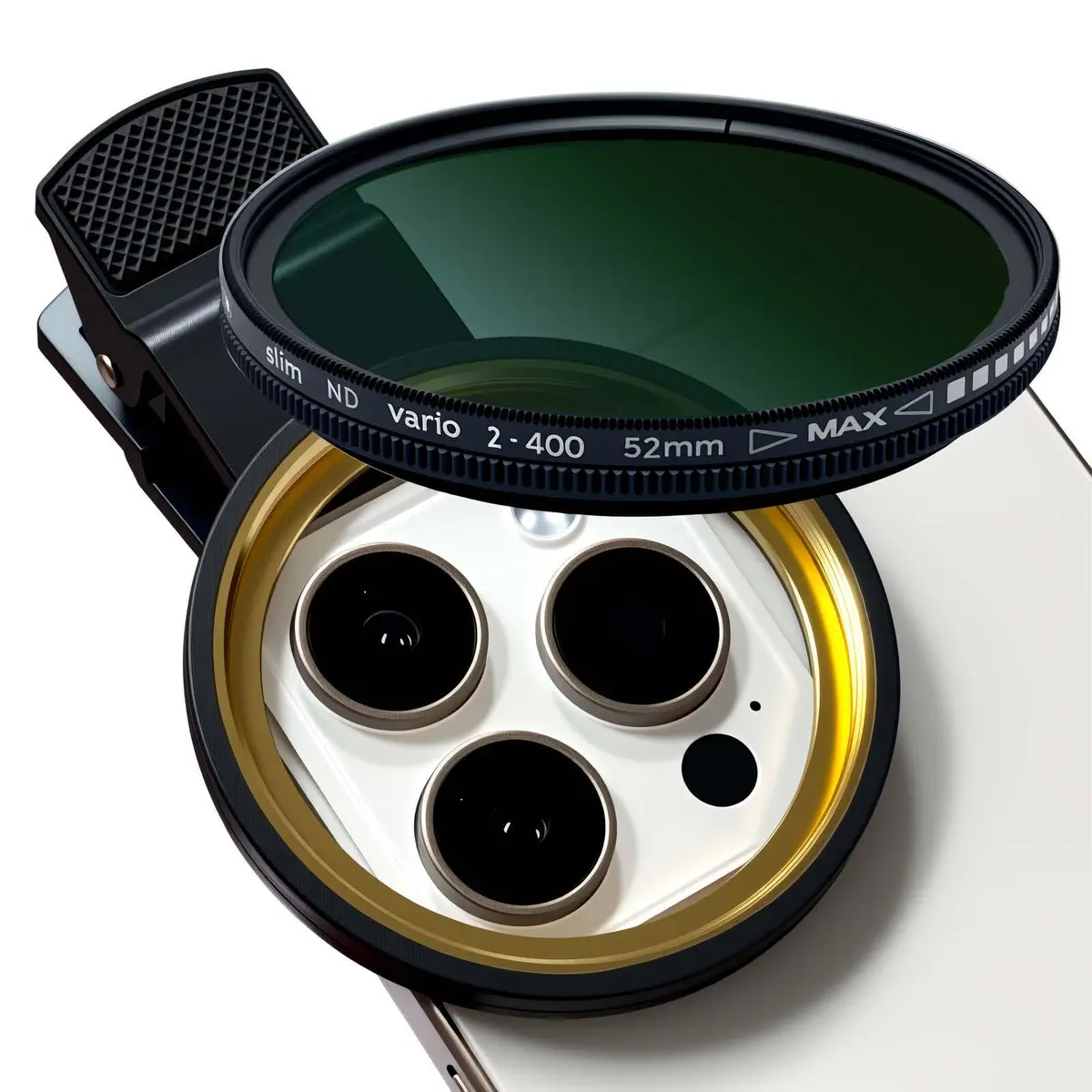 Yadsux 52mm ND 2-400 Variable Filter for Smartphones | Professional SLR-like Photography - main product image