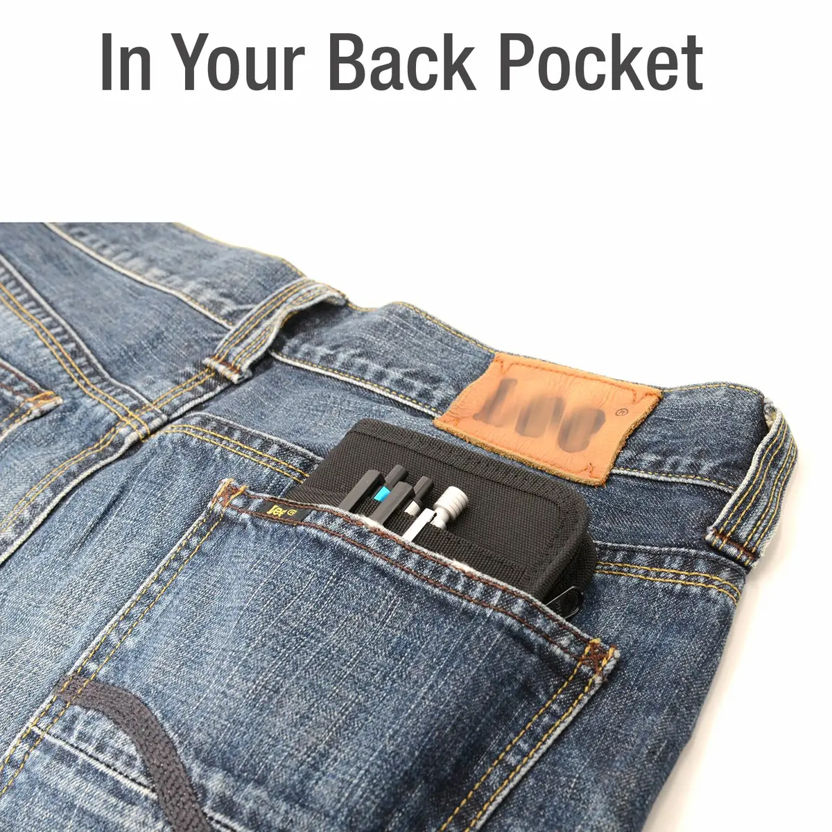 Krozur Field Notes Cover with YKK Zipper 3.5 x 5.5 Pocket Journal Cover Water Resistant - view 8