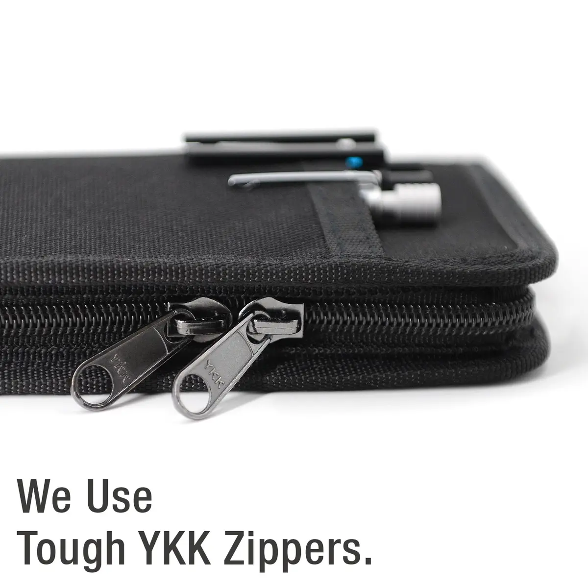 Krozur Field Notes Cover with YKK Zipper 3.5 x 5.5 Pocket Journal Cover Water Resistant - view 4