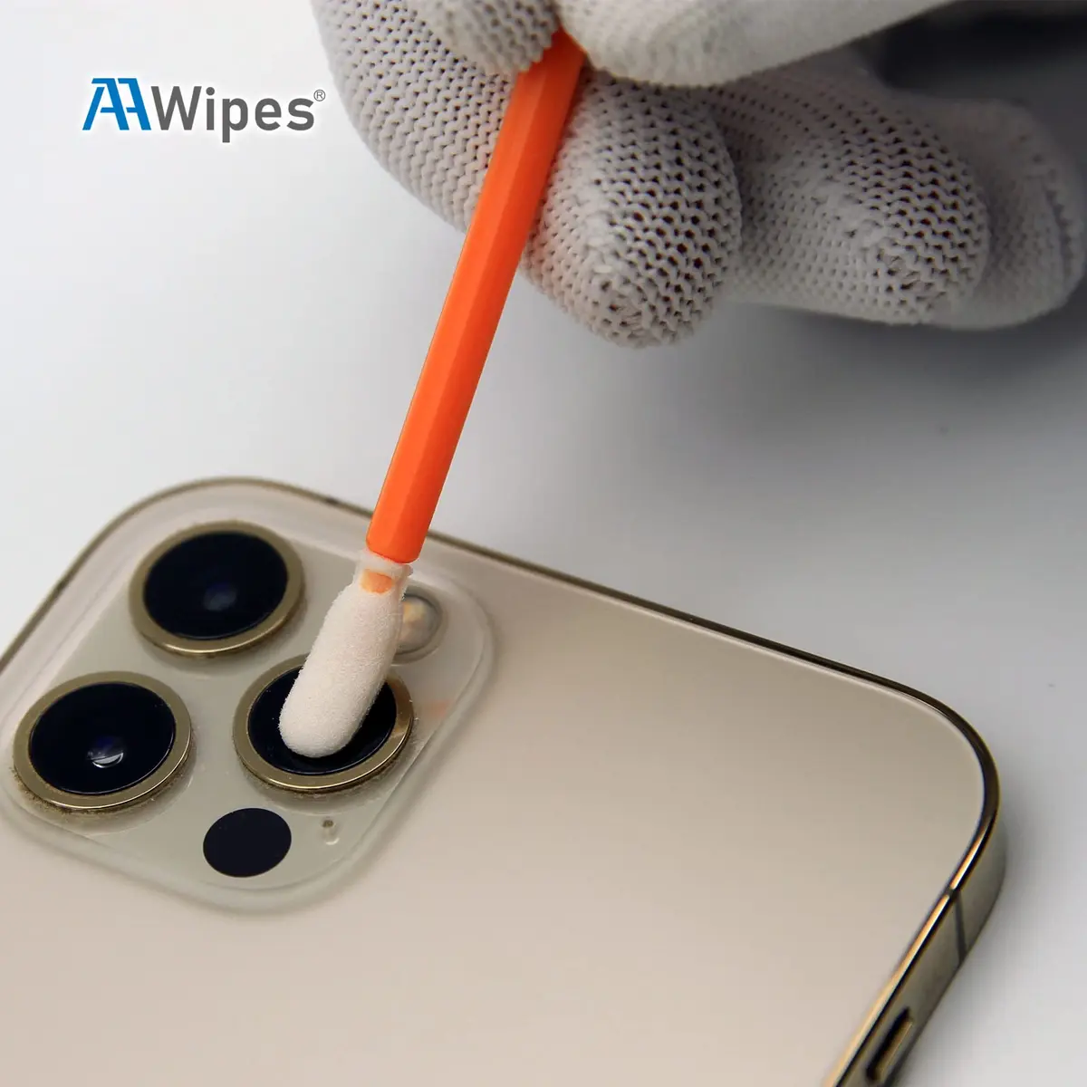 AAwipes Foam Swabs 160 mm (6.3") Round Head, 100 pcs | Lint-Free Cleaning for Electronics & Printers - view 3