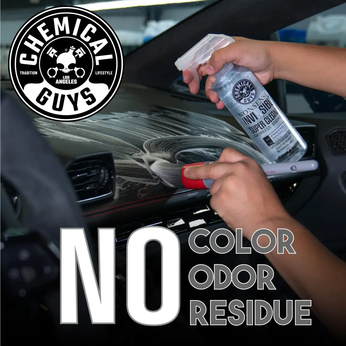 Chemical Guys Sprayable Leather Cleaner and Conditioner with Nonsense All Surface Cleaner, 473ml (16 fl oz) | pH Balanced Formula - view 2