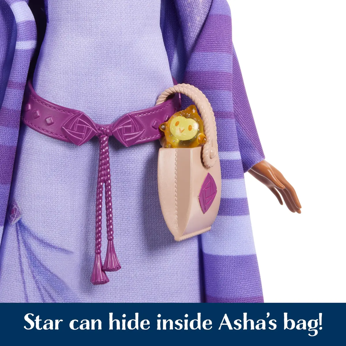 Mattel Disney Wish Asha of Rosas Adventure Pack Doll with Valentino & Star, Ages 3+ - view 5
