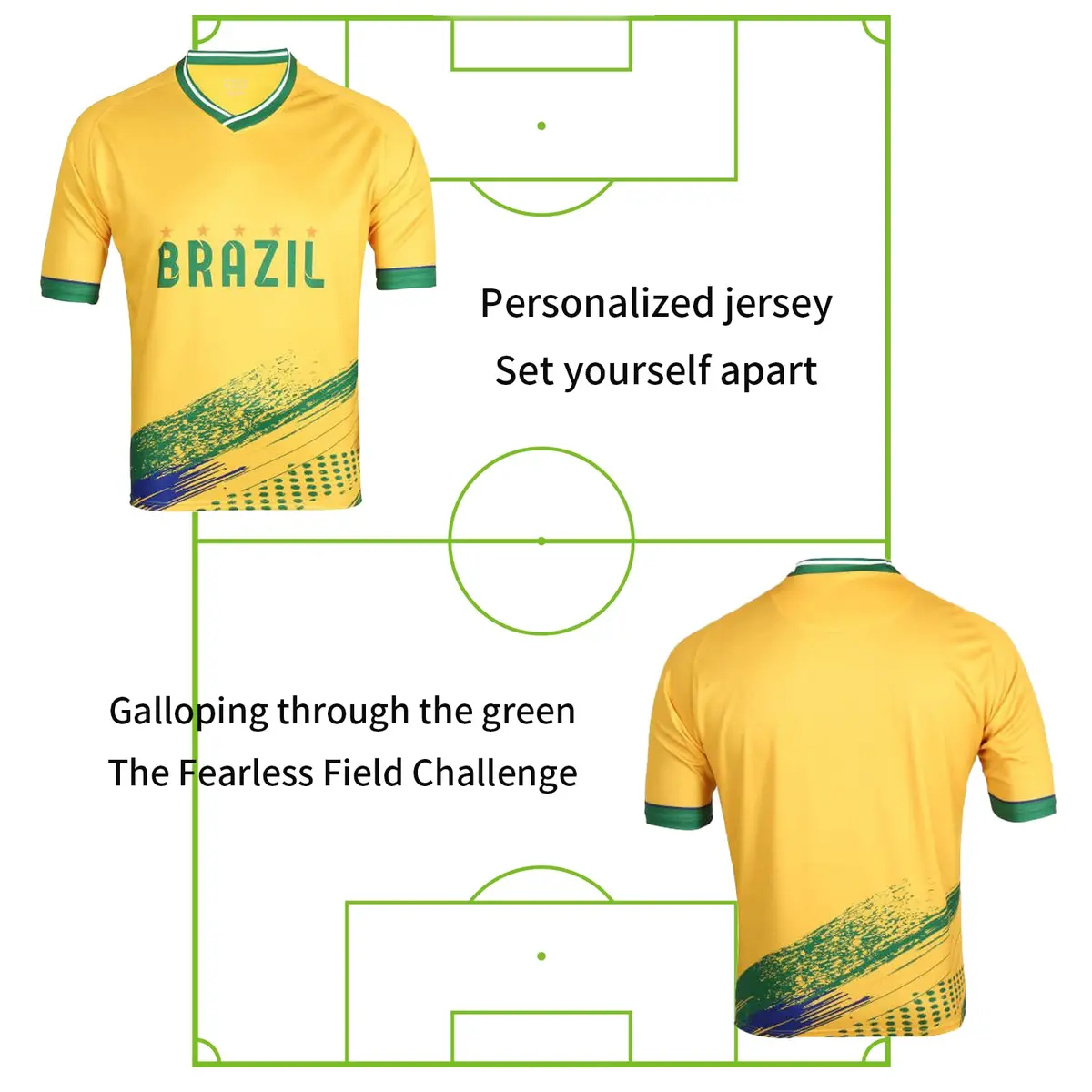 DIBEI Brazil 2026 World Cup Fan Soccer Jersey - Medium - view 4