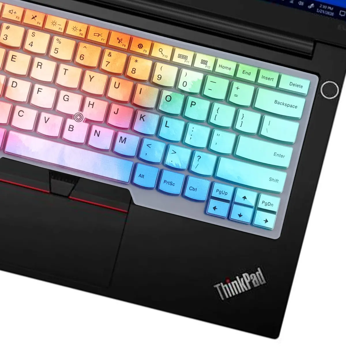 i-Tensodo Colorful Silicone Keyboard Cover for 14" Lenovo Thinkpad T14/T14s/L14/E14/X1 Carbon/Extreme (US Layout) - view 6