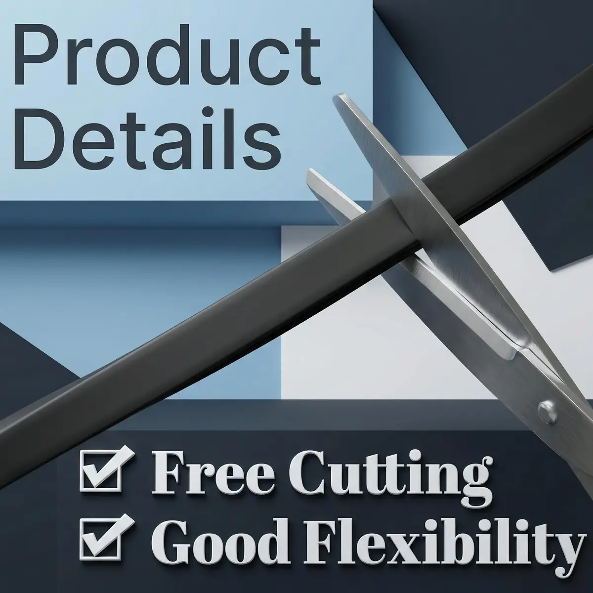 Kingdder 1/8" U Channel Rubber Edge Trim 35 Feet | Durable, Flexible, Water-Resistant - view 3