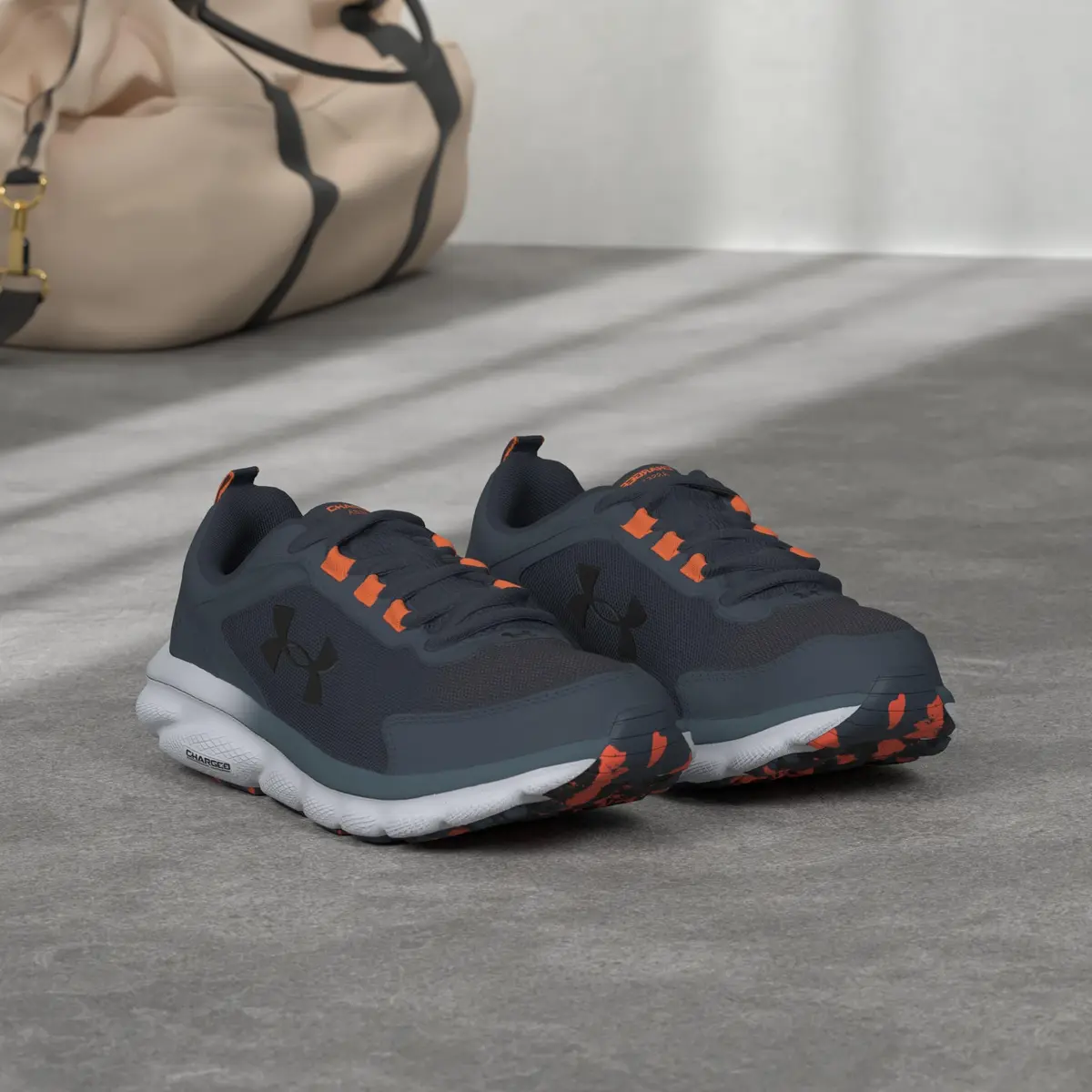 Under Armour Charged Assert 9 Marble Running Shoes 25.4cm (10 US Men's) | Lightweight & Durable Road Runners - view 2
