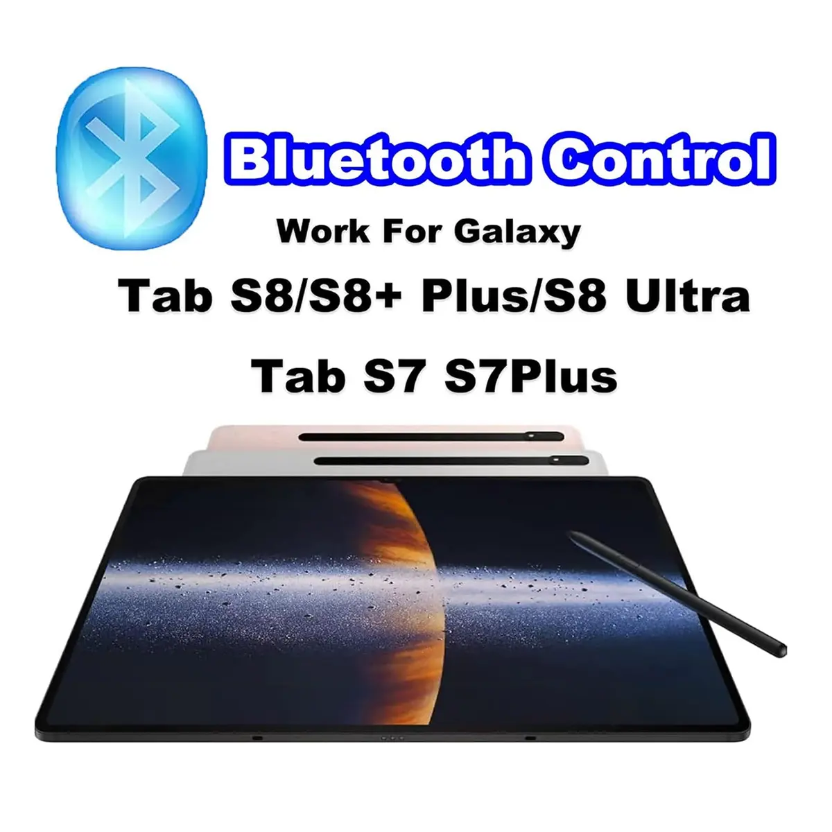 Dogxiong Galaxy Tab S8 S Pen Replacement (Bluetooth) Black | High Sensitivity Stylus - view 3