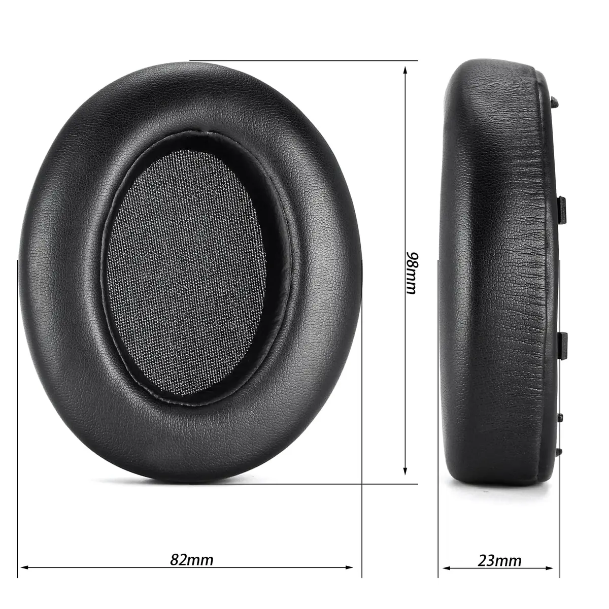 Defean Black Earpads for Sony WH-XB910 XB910N | Replacement Headphone Cushions - view 4
