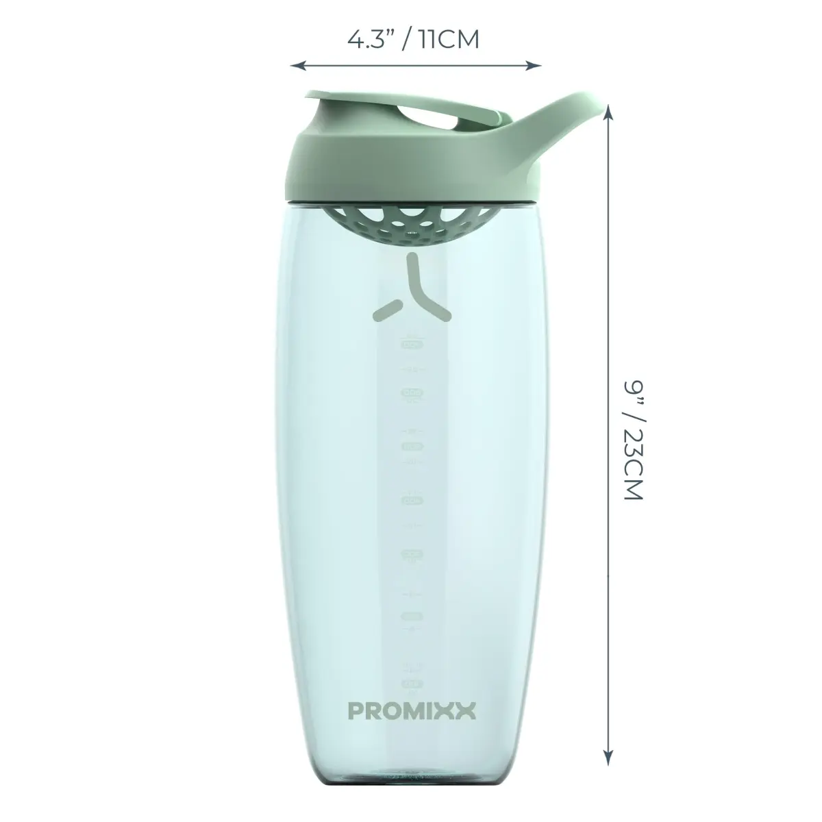 PROMIXX Pursuit 32 oz Shaker Bottle in Seagrass Green | Silent Mixer, Leak-Proof, BPA-Free ECOZEN - view 4