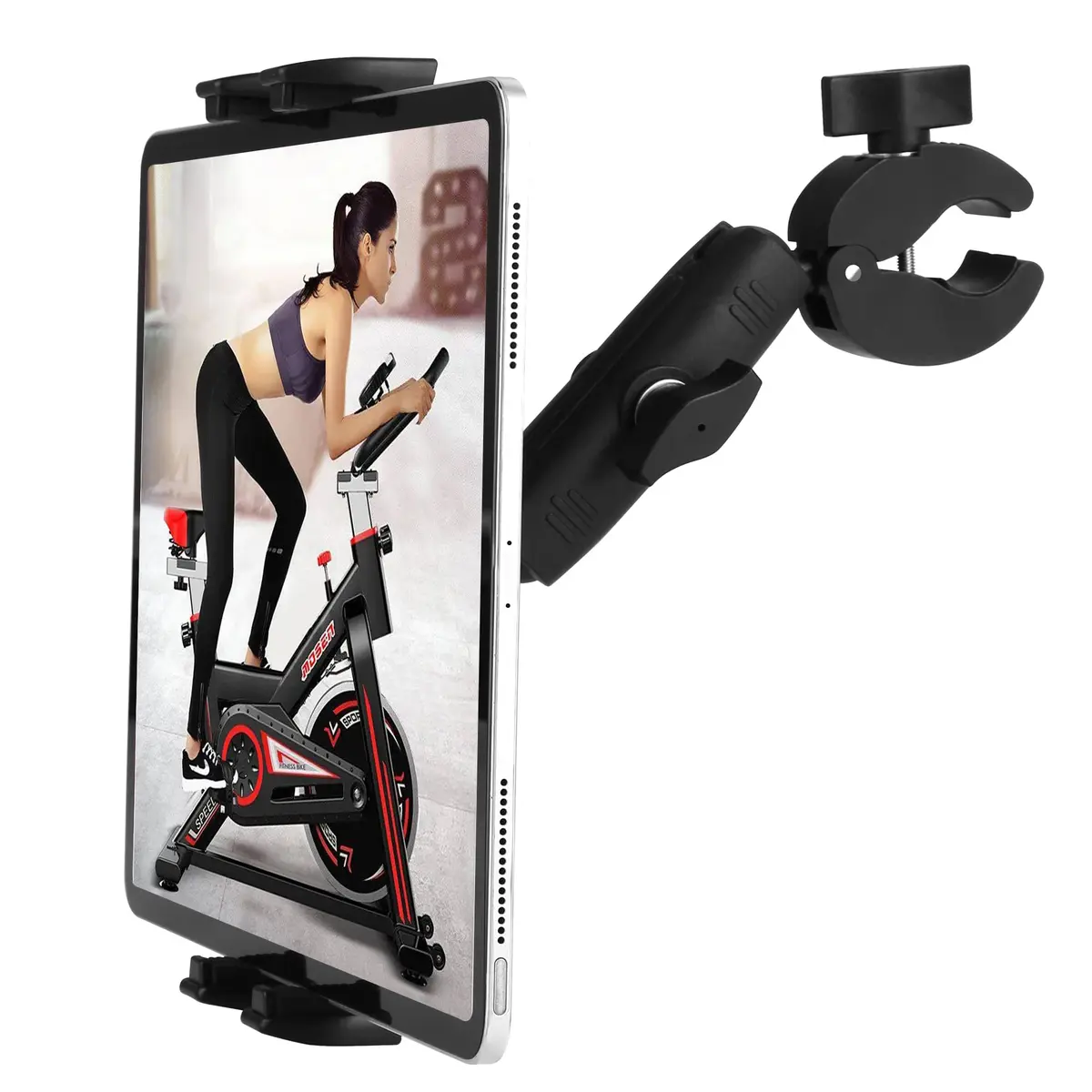 Peastrex Portable Electronic Device Mount for Exercise Bikes | Durable Nylon & Glass Fiber, 4-13" Compatibility, 220g - main product image