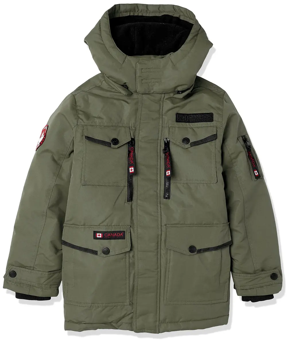 Canada Weather Gear Boys' Classic Insulated Parka Jacket | Heavyweight Warmth & Durability for Cold Winters - main product image