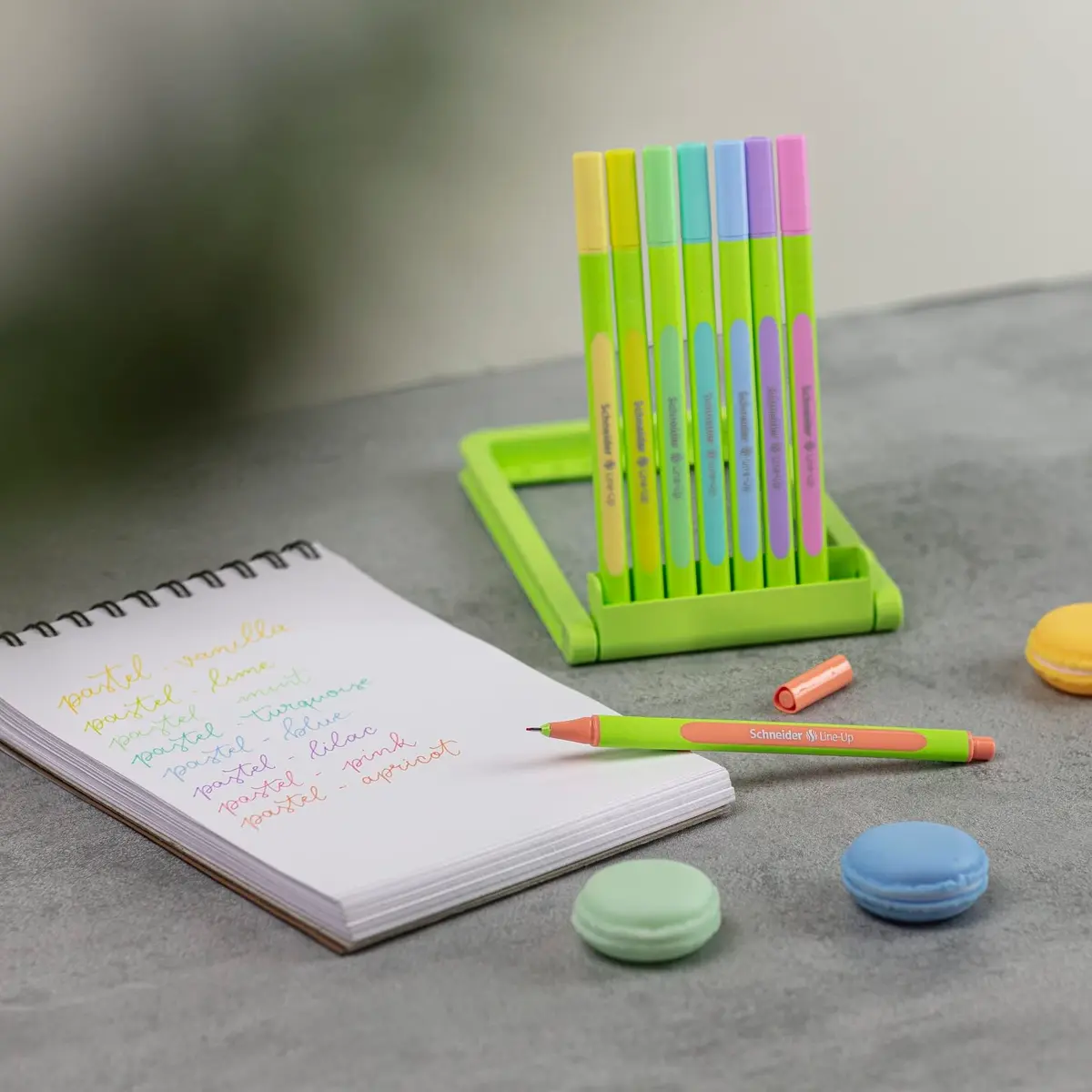 Schneider Line-Up Pastel Fineliner 0.4 mm Fiber Tip | Eco-Friendly, Assorted Pastel Colors - view 3