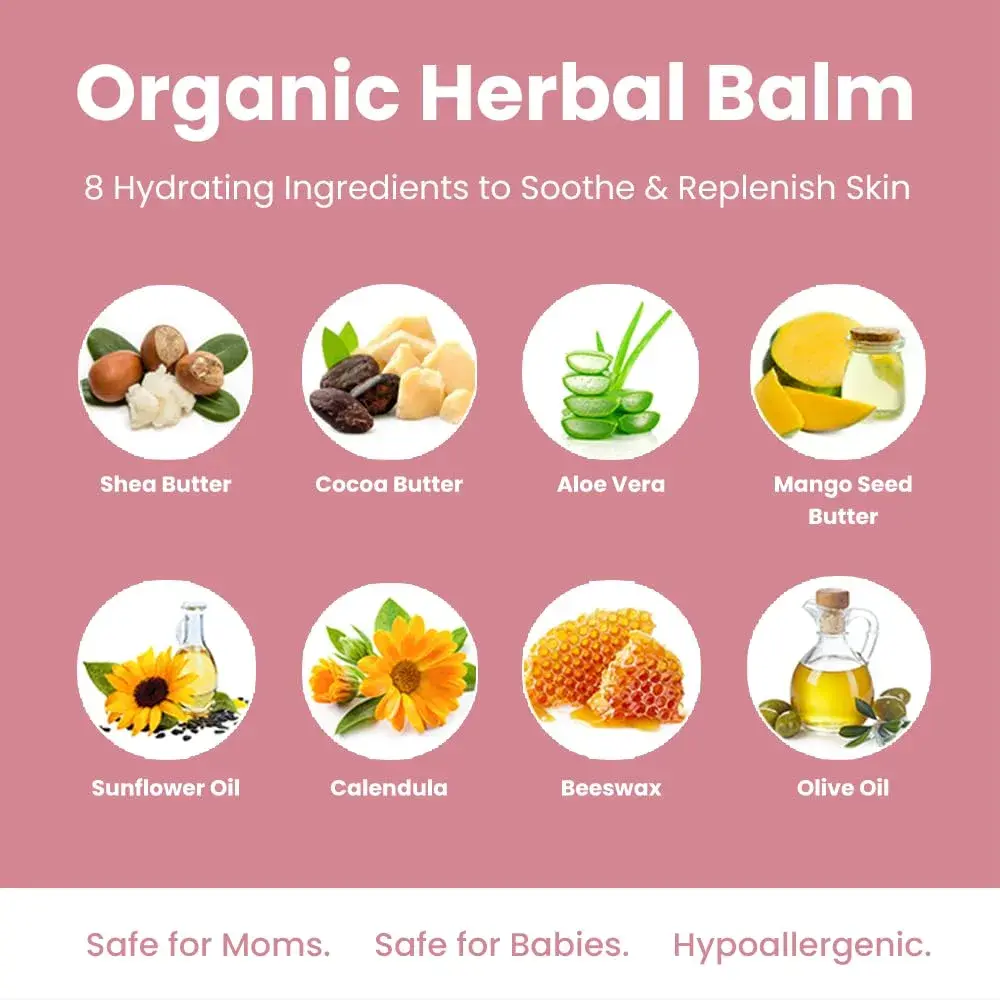 Mother's Promise Nipple Butter Cream 2 fl oz (59 ml) | Lanolin-Free Organic Soothing Balm for Breastfeeding - view 3