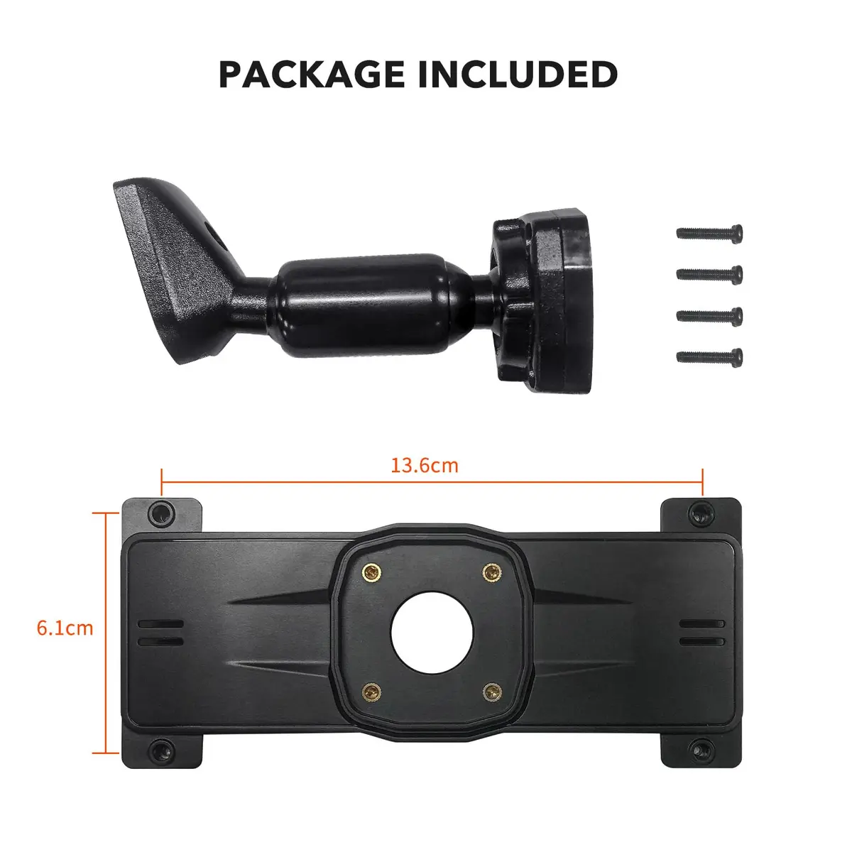 WOLFBOX OEM Bracket for G900 Tripro Mirror Dash Cam | Secure Rearview Mount - view 3