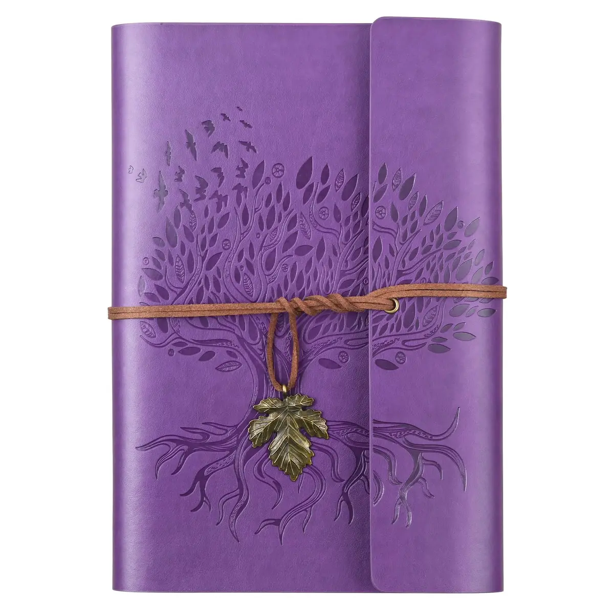 Billtigif Leather Journal Notebook, Refillable Vintage 6.5"x9.2" | Premium A5 Notebook for Writing - main product image