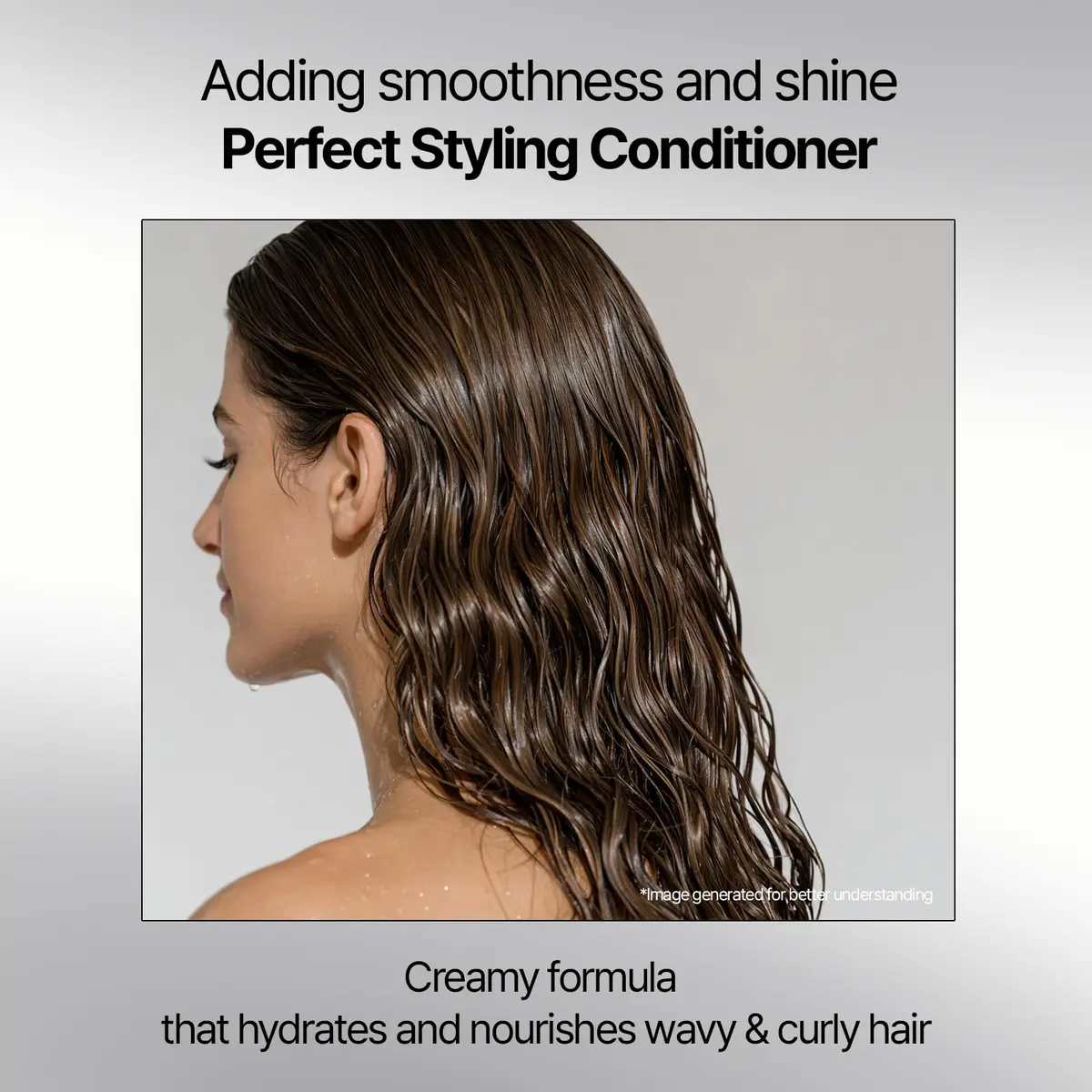 Mise En Scene Perfect Serum Styling Conditioner 530ml | Floral Scent, Heat & Style Memory - view 4