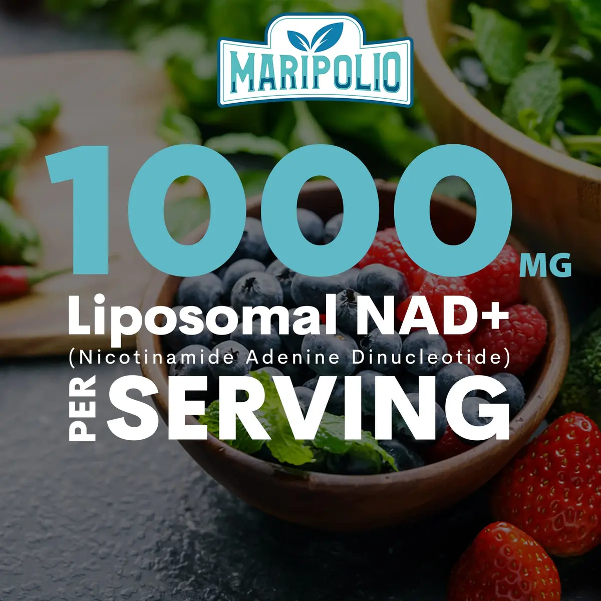 Maripolio Liposomal NAD+ 1000 mg Supplement | Cellular Energy & Wellness Support | 60 Softgels - view 5