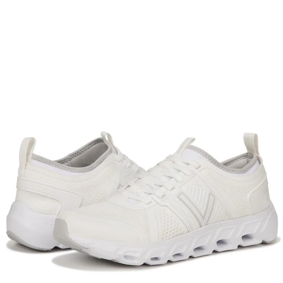 Vionic Women's Captivate Oxford Walking Shoes White Knit Synthetic 6 US | APMA Accepted Arch Support - view 6