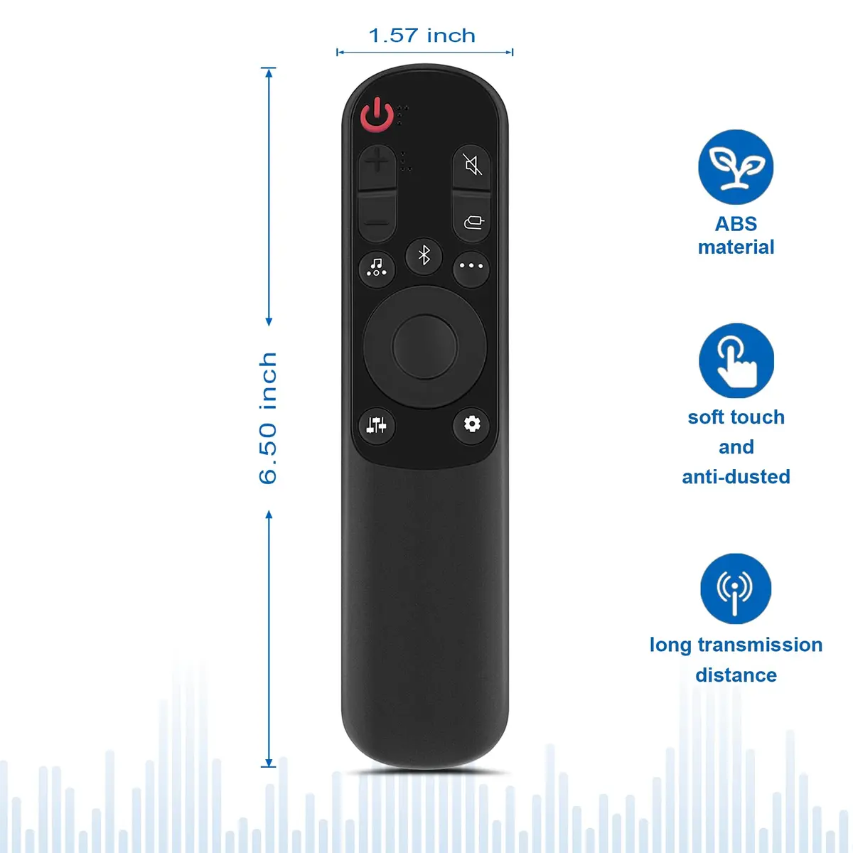 Beyution Remote Control Replacement Fit for LG Sound Bar | Infrared, 10 M Distance, ABS Plastic, Easy Setup - view 6