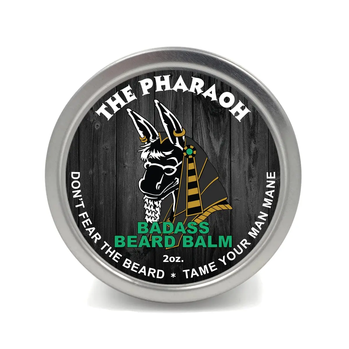 Badass Beard Care Beard Balm - The Pharaoh Scent, 2 Ounce | All Natural Ingredients, Promotes Healthy Growth - main product image