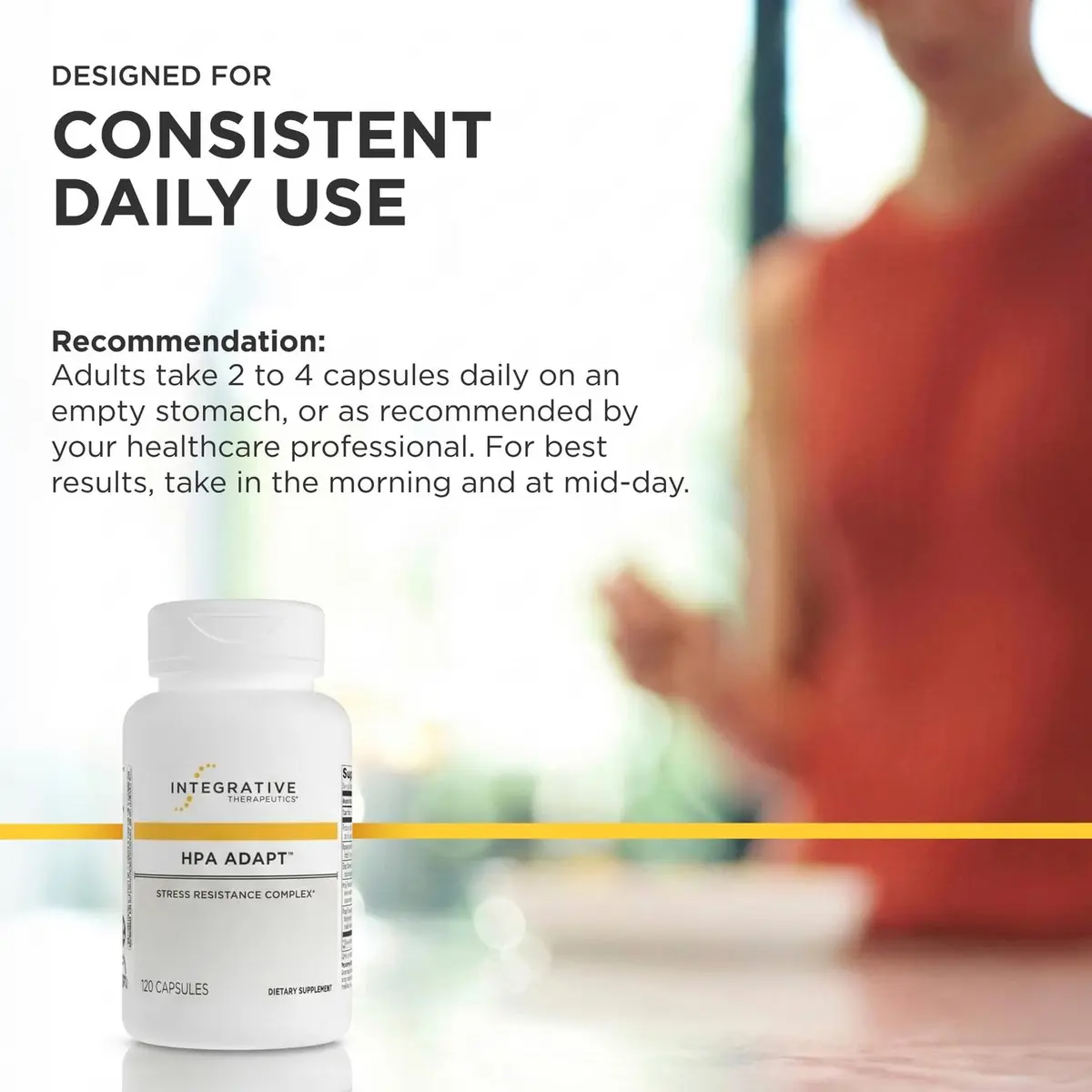 Integrative Therapeutics HPA Adapt, 2 Pack, 120 Capsules | Stress & Stress Hormone Support - view 7