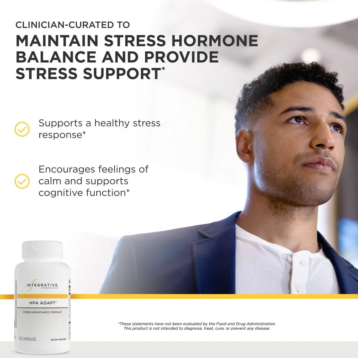 Integrative Therapeutics HPA Adapt, 2 Pack, 120 Capsules | Stress & Stress Hormone Support - view 2