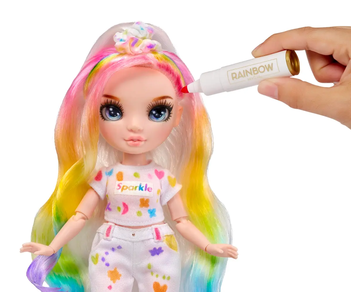 Rainbow High Color & Create Fashion DIY Doll with Washable Rainbow Markers | Inspire Creativity for Kids 4-12+ - view 4