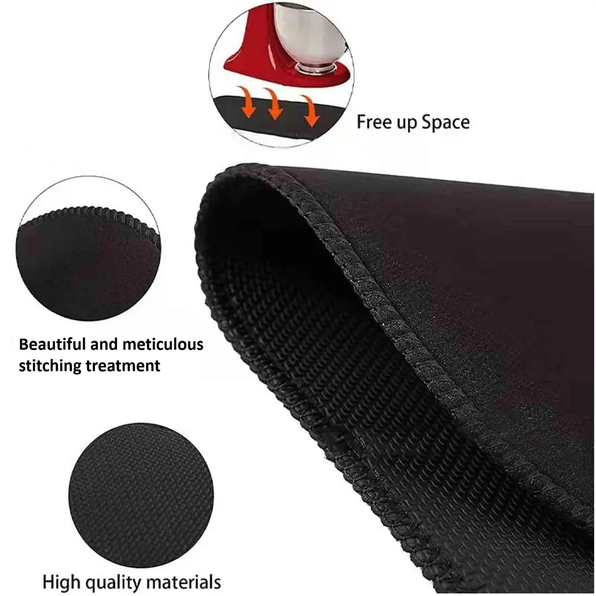 Oudizz Mixer Mover Sliding Mats for Kitchen aid Stand Mixer 4.5-5 Qt | Protect & Move Heavy Appliances - view 5