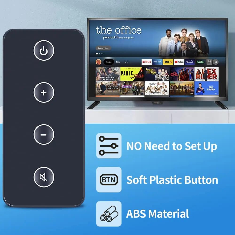 RETROSUN Replacement Remote Control for Bose Cinemate Series II & Solo 5/10/15 Soundbars | Infrared, 10m Range - view 3