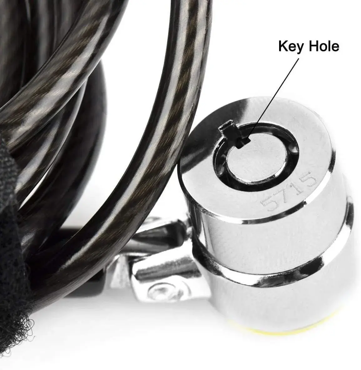 I3C Security Cable Lock with Anchor Plate & 2 Keys | 2-Pack Black - view 7