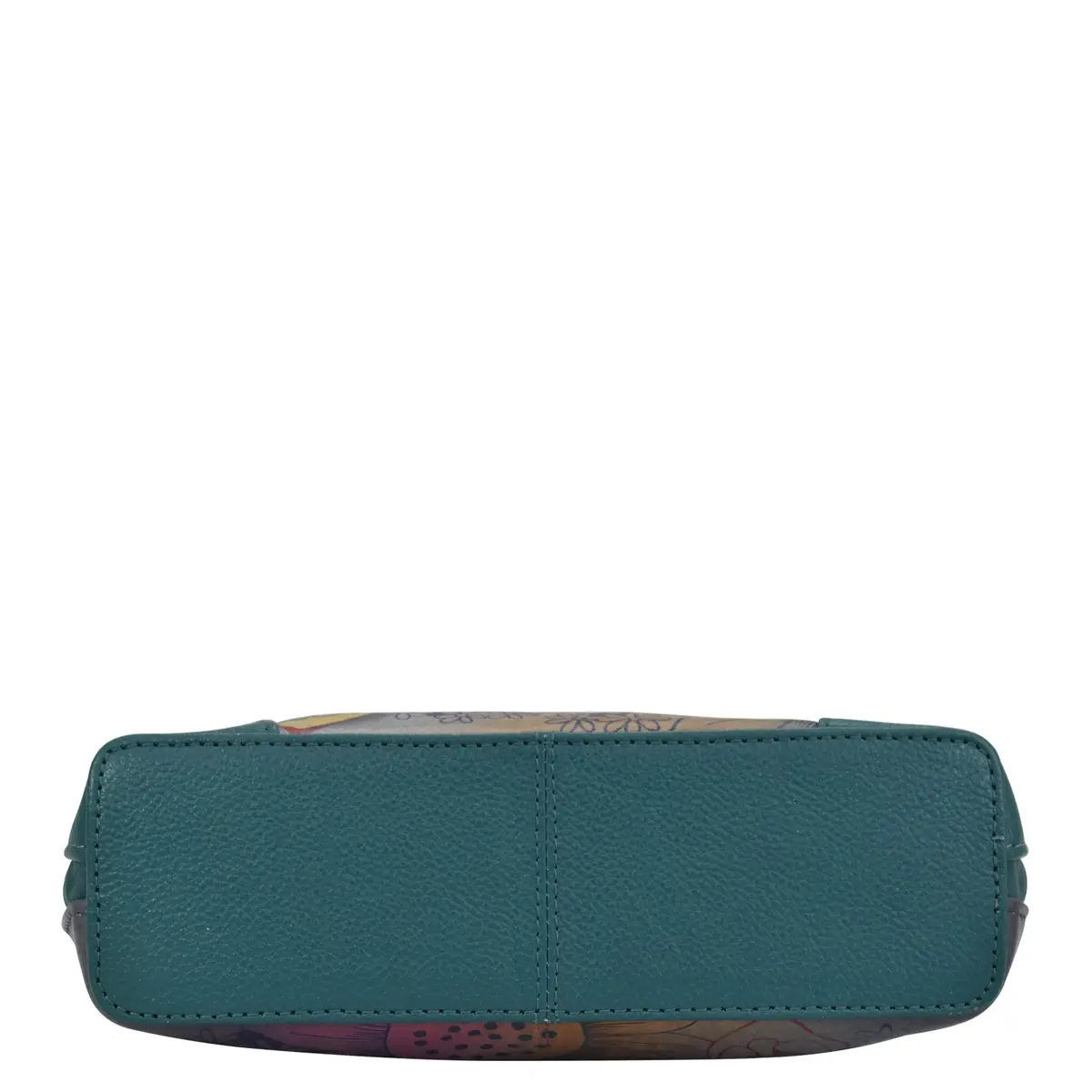 Anna by Anuschka Hand Painted Genuine Leather Small Organizer - Butterfly Paradise | 20.25cm (8") Width - view 6