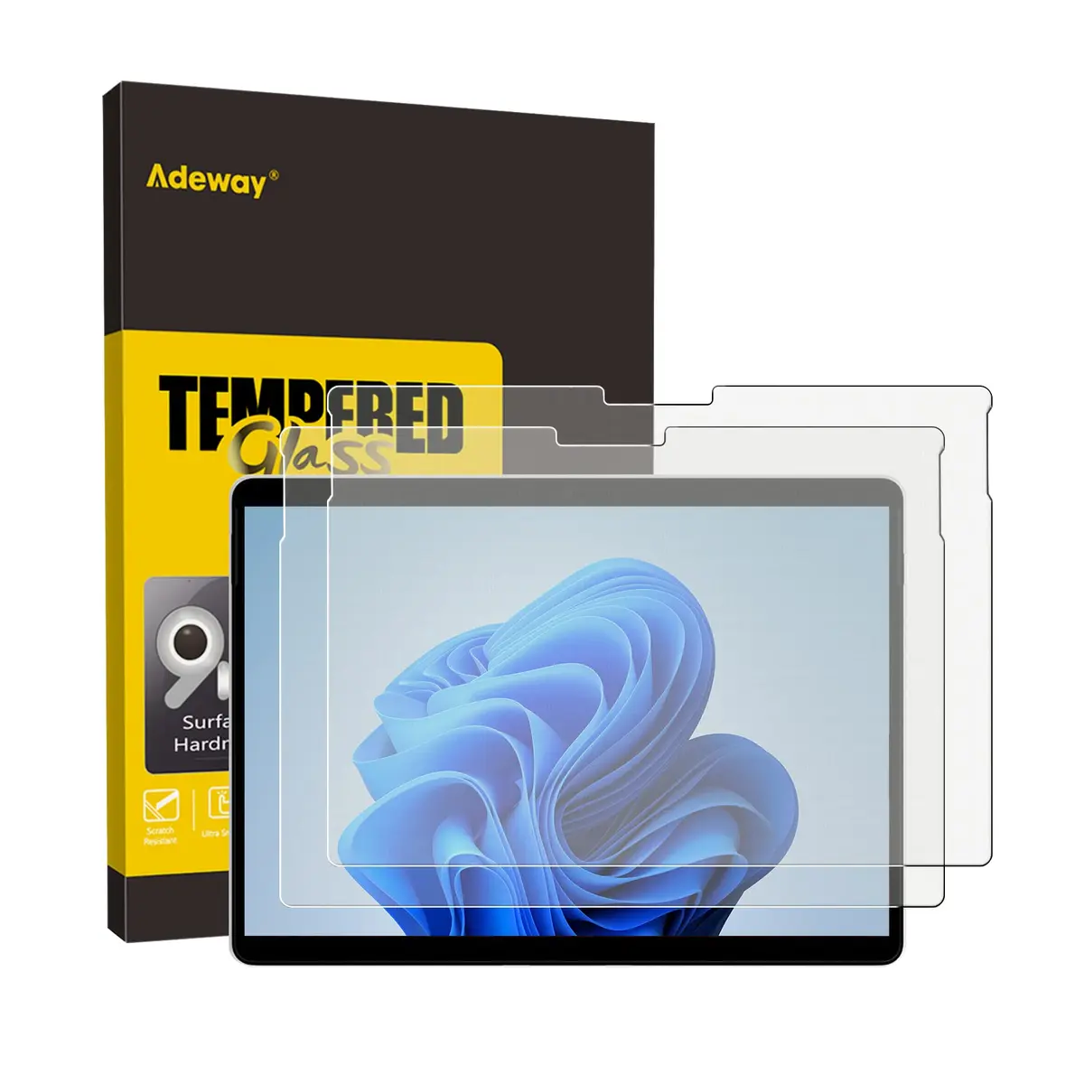 Adeway Paperfeel Screen Protector for Surface Pro 11/10/9/8/X 13" | Matte Tempered Glass with Anti-glare (110c) - main product image