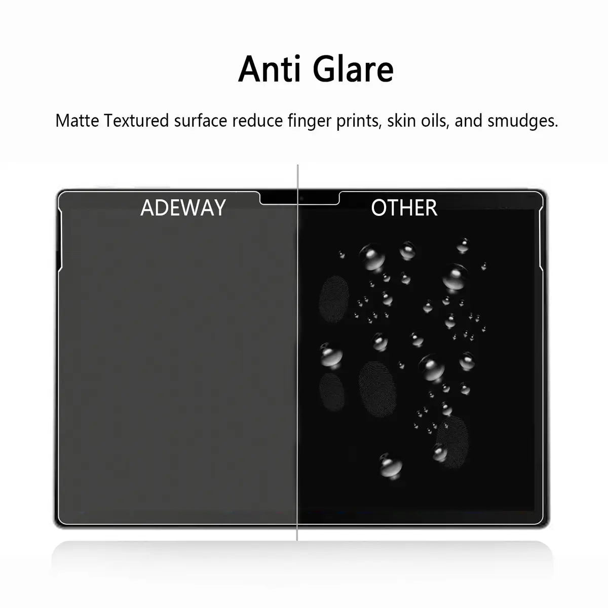 Adeway Paperfeel Screen Protector for Surface Pro 11/10/9/8/X 13" | Matte Tempered Glass with Anti-glare (110c) - view 5