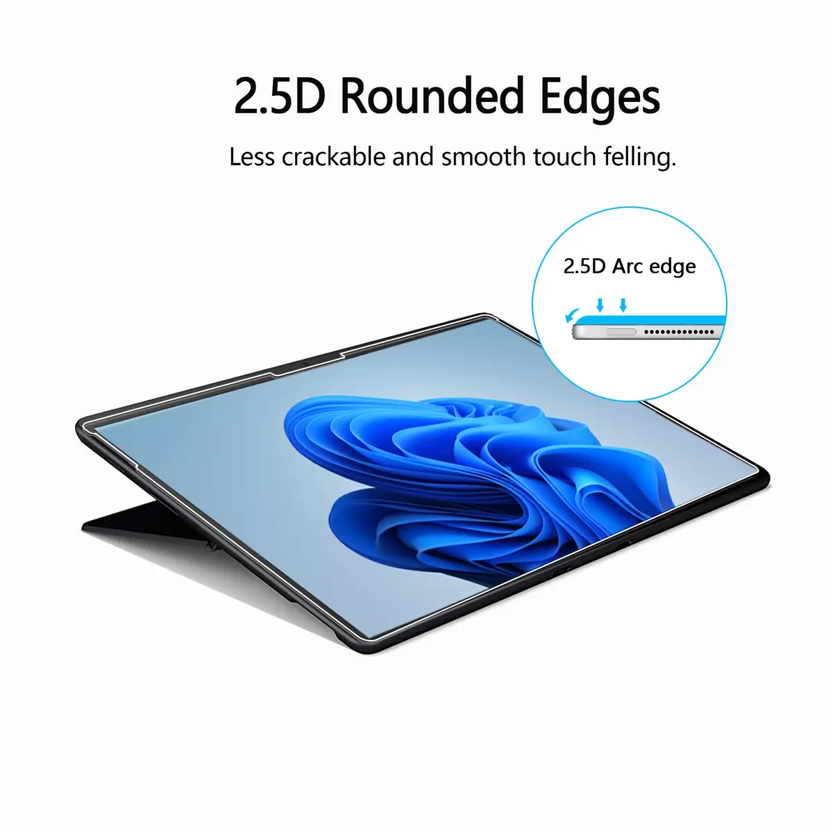 Adeway Paperfeel Screen Protector for Surface Pro 11/10/9/8/X 13" | Matte Tempered Glass with Anti-glare (110c) - view 6