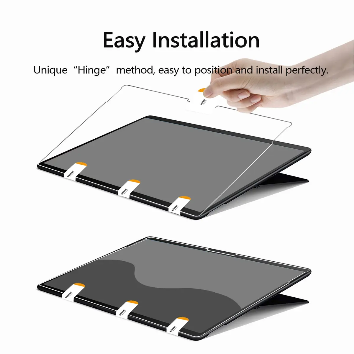Adeway Paperfeel Screen Protector for Surface Pro 11/10/9/8/X 13" | Matte Tempered Glass with Anti-glare (110c) - view 7