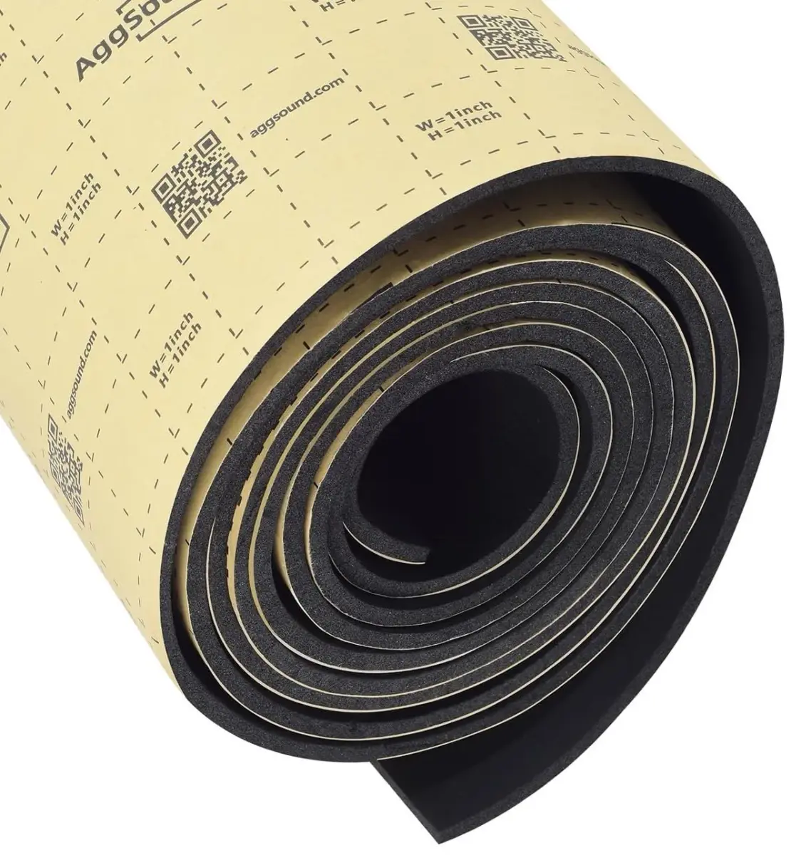 AggSound 4mm Car Sound Deadening Mat 18sqft | Blocks 98% Radiant Heat, Reduces Road Noise - main product image